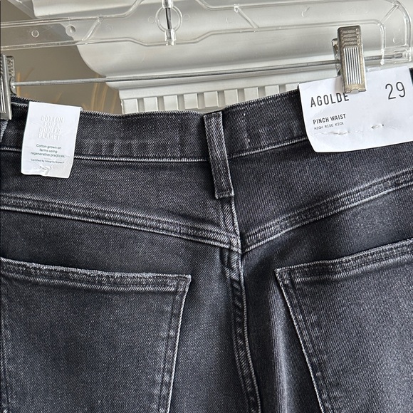Agolde Charcoal High-Waist Jeans - Picture 2 of 4